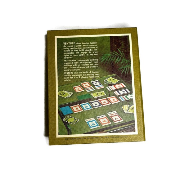 Vintage 1970 Venture Card Game By 3M Gamette Series - Picture 2 of 5